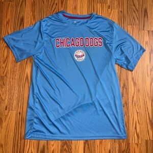 Blue Chicago Dogs baseball tee Size XL Men’s Short Sleeve